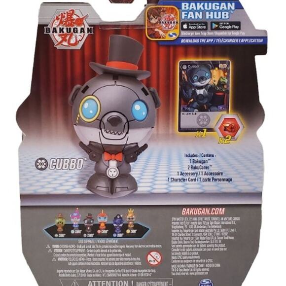 Bakugan Cubbo Magician Pack Transforming Collectible Action Figures - Picture 1 of 9